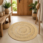 Tapis Rond Rotin - 120 cm