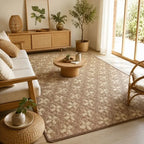 Tapis Tatami Japonais en Rotin Motif