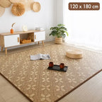 Tapis Tatami Japonais en Rotin Motif - 120 x 180 cm