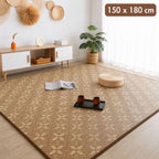 Tapis Tatami Japonais en Rotin Motif - 150 x 180 cm