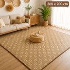 Tapis Tatami Japonais en Rotin Motif - 200 x 200 cm