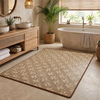 Tapis Tatami Japonais en Rotin Motif